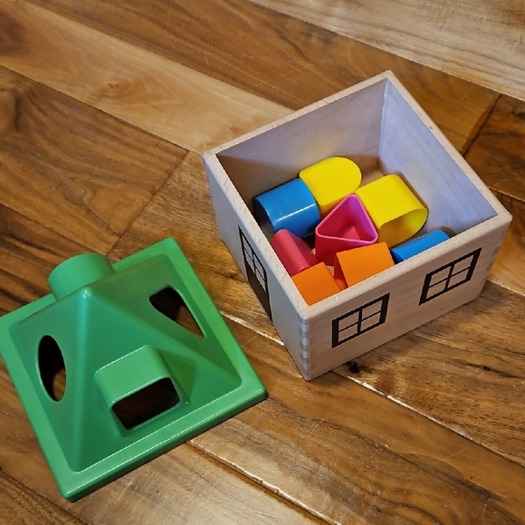 IKEA Wooden Shape House - Picture 1 of 4